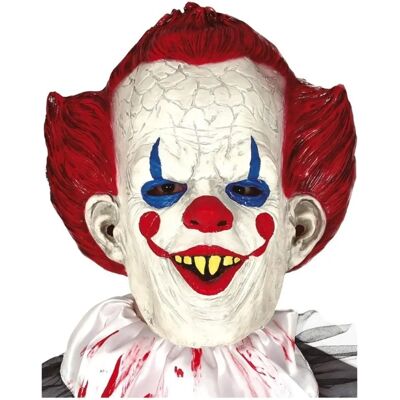 Guirca Maska - Pennywise Klaun - Lattice, Rozmiar Uniwersalny, Horror Guirca Maska - Pennywise Klaun - Lattice, Rozmiar Uniwersalny, Horror