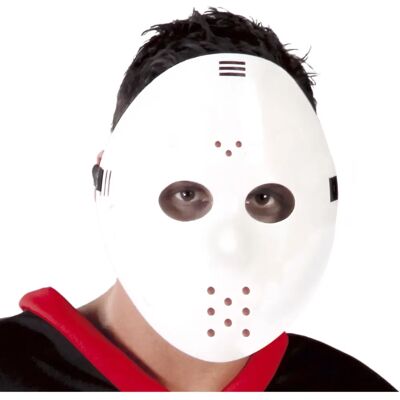 Masque de Hockey Blanc pour Adultes - Masque de Hockey Masque de Hockey Blanc pour Adultes - Masque de Hockey