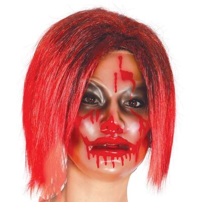 Transparante PVC Bloedspatten Masker - Halloween Accessoire Transparante PVC Bloedspatten Masker - Halloween Accessoire