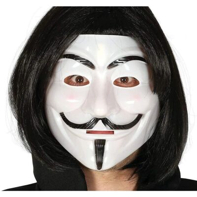 Masque V pour Vendetta de Guirca - Unisexe, Taille Unique Masque V pour Vendetta de Guirca - Unisexe, Taille Unique