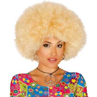 Parrucca Afro Ricciolona Bionda di Guirca - Parrucca Parrucca Afro Ricciolona Bionda di Guirca - Parrucca