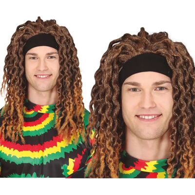 Peruka Rasta Guirca Długa Brązowa Wypłowiała od Słońca - Peruka Peruka Rasta Guirca Długa Brązowa Wypłowiała od Słońca - Peruka