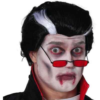 Perruque Dracula Disfrazzes - Cheveux synthétiques, Taille universelle - Perruque Perruque Dracula Disfrazzes - Cheveux synthétiques, Taille universelle - Perruque