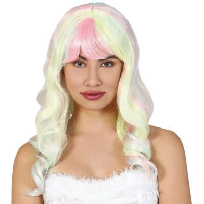 Guirca - 4237 - Wielokolorowy pastel - Długi - Wig Guirca - 4237 - Wielokolorowy pastel - Długi - Wig