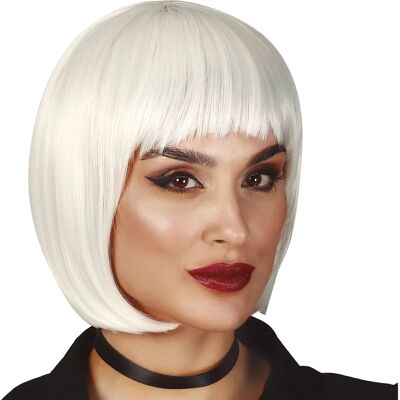 Bílá paruka Guirca - styl bob z 20. a 30. let - Paruky na kostým Bílá paruka Guirca - styl bob z 20. a 30. let - Paruky na kostým