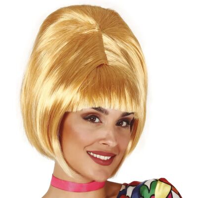 Peluca Rubia Guirca - Estilo años 60 para disfraces Peluca Rubia Guirca - Estilo años 60 para disfraces