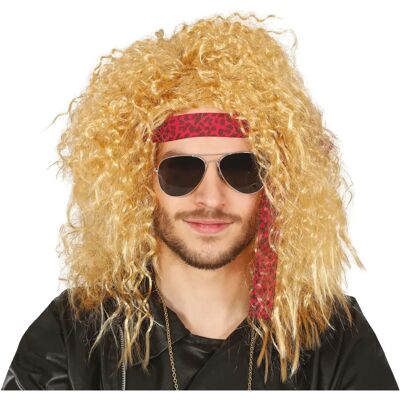 Guirca Blonde Rocker Pruik - Kostuum - Volwassene Guirca Blonde Rocker Pruik - Kostuum - Volwassene