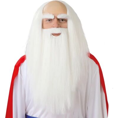 Guirca White Druid Wig and Beard - Costume Accessory Guirca White Druid Wig and Beard - Costume Accessory