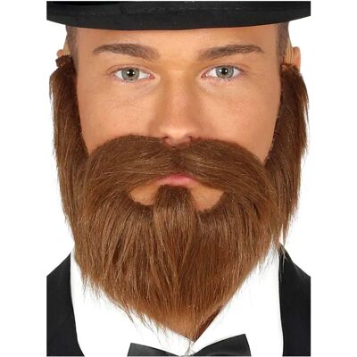 DISFRAZZES Barbe et Moustache Marron - Accessoires de Costume DISFRAZZES Barbe et Moustache Marron - Accessoires de Costume