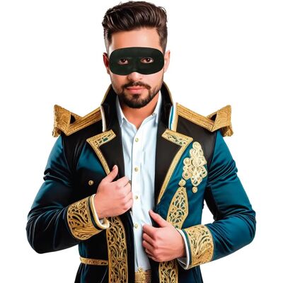 DISFRAZZES Venezianische Maske - Karnevalsvorlage - Schwarz DISFRAZZES Venezianische Maske - Karnevalsvorlage - Schwarz
