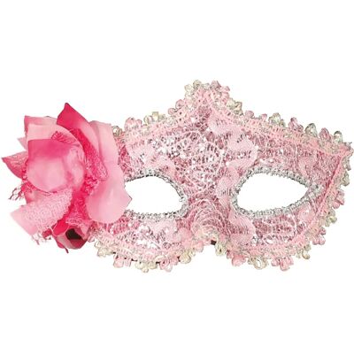 DISFRAZZES Maschera Rosa con Fiore - Costumi DISFRAZZES Maschera Rosa con Fiore - Costumi