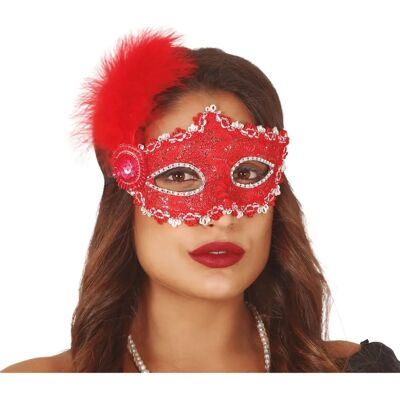 DISFRAZZES Rode Veer Masker - Kostuum Masker DISFRAZZES Rode Veer Masker - Kostuum Masker