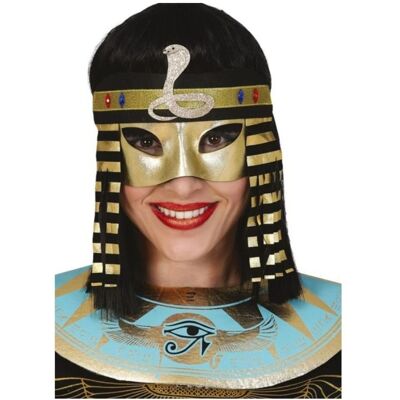 Guirca Egyptian Lion Mask for Women - Cleopatra Costume Accessory Guirca Egyptian Lion Mask for Women - Cleopatra Costume Accessory