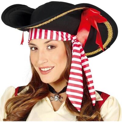 Cappello da Pirata Guirca con Fiocco - Cappello Cappello da Pirata Guirca con Fiocco - Cappello