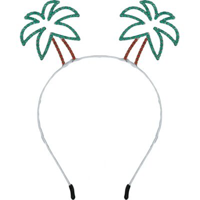 Metaalachtig palmblad hoofdband - Accessoire Metaalachtig palmblad hoofdband - Accessoire