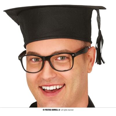 Chapeau Étudiant ou Diplômé Noir - Disfrazzes Chapeau Étudiant ou Diplômé Noir - Disfrazzes