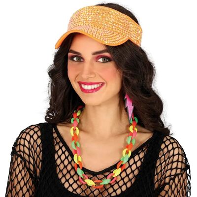 Merk Model - Kristalversieringen, Verschillende kleuren, Volwassen maat - Visor Merk Model - Kristalversieringen, Verschillende kleuren, Volwassen maat - Visor