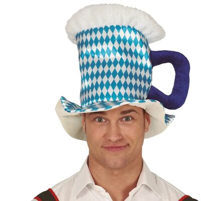 Chapeau DISFRAZZES Chopp de Bière Oktoberfest - Thème de Chope à Bière Chapeau DISFRAZZES Chopp de Bière Oktoberfest - Thème de Chope à Bière