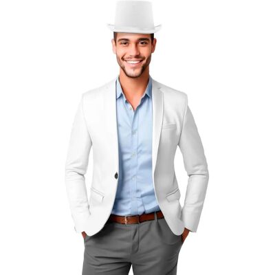 Sombrero de fieltro blanco - Sombrero Sombrero de fieltro blanco - Sombrero