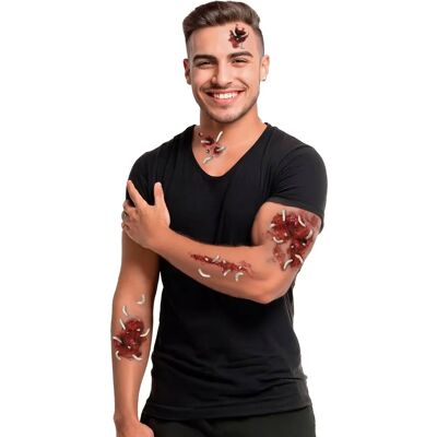 Guirca Tatuaggi feriti con vermi Guirca Tatuaggi feriti con vermi