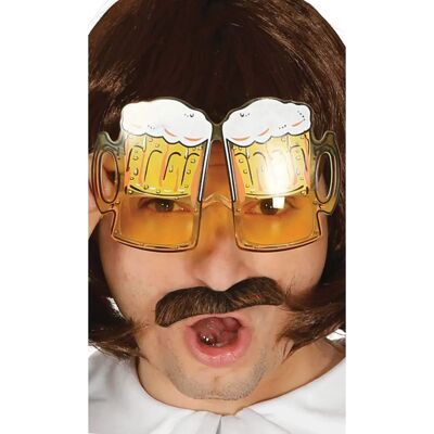 DISFRAZZES Óculos com Caneca de Cerveja - Acessório de fantasia DISFRAZZES Óculos com Caneca de Cerveja - Acessório de fantasia