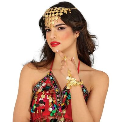 Marca Guirca Zingara Bracciale con Medaglie d'Oro - Gioielli Marca Guirca Zingara Bracciale con Medaglie d'Oro - Gioielli