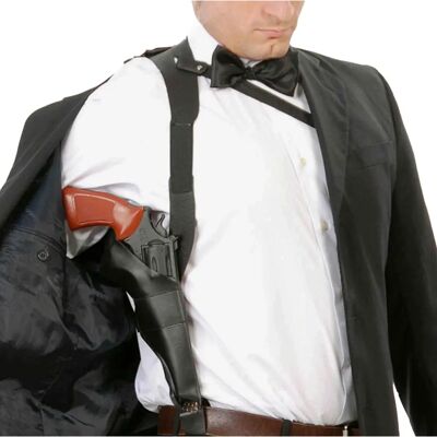 Holster d'épaule DISFRAZZES pour costumes - Taille unique pour pistolets Holster d'épaule DISFRAZZES pour costumes - Taille unique pour pistolets