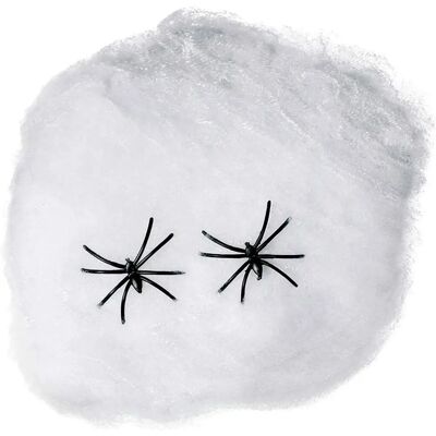 Guirca Toile d'araignée blanche 40g Décoration Halloween Guirca Toile d'araignée blanche 40g Décoration Halloween