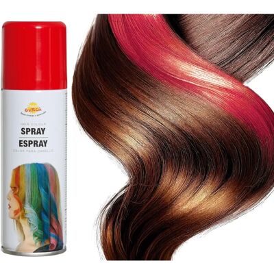 Spray de Cabelo Vermelho Guirca - Tinta para cabelos para fantasias & Halloween Spray de Cabelo Vermelho Guirca - Tinta para cabelos para fantasias & Halloween