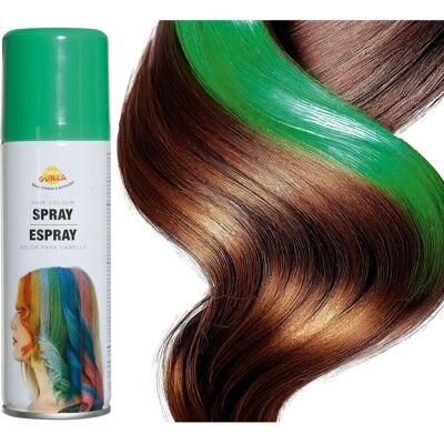 Spray pour cheveux vert Guirca - spray coiffant - Publicité Spray pour cheveux vert Guirca - spray coiffant - Publicité