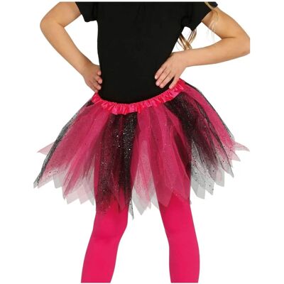 Guirca Roze/Zwarte Tutu voor Kinderen - Rok Guirca Roze/Zwarte Tutu voor Kinderen - Rok