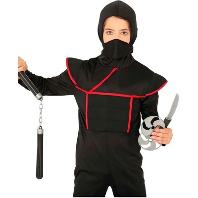 Guirca Ninjapak - Nunchaku, Dolk en Sterren - Rollenspel Kostuum Guirca Ninjapak - Nunchaku, Dolk en Sterren - Rollenspel Kostuum
