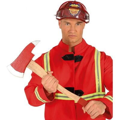 Hacha de bombero Jadeo - 60cm - Complemento para disfraces Hacha de bombero Jadeo - 60cm - Complemento para disfraces
