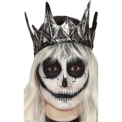 JADEO - Malicious Queen Crown - Silver - Latex - Crown JADEO - Malicious Queen Crown - Silver - Latex - Crown