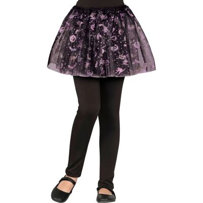 Guirca Model Czarny Fioletowy Tutu - Akcesorium na Halloween Guirca Model Czarny Fioletowy Tutu - Akcesorium na Halloween
