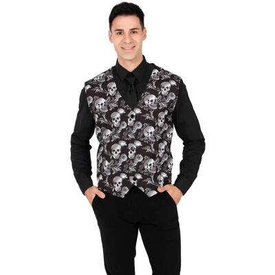 Gilet Halloween Crâne - Homme Gilet Halloween Crâne - Homme