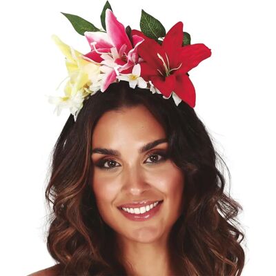 My Other Me Couronne de Fleurs Aloha - Couronne de Fleurs pour Adultes My Other Me Couronne de Fleurs Aloha - Couronne de Fleurs pour Adultes
