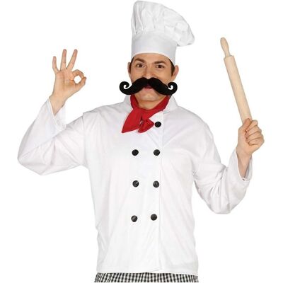 Set Chef Guirca con Cappello, Foulard e Camicia - Costumi Set Chef Guirca con Cappello, Foulard e Camicia - Costumi