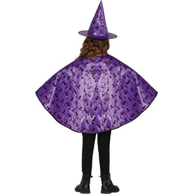 Kit de Sorcière Lilas Gurica - Cape et Chapeau pour Enfants Kit de Sorcière Lilas Gurica - Cape et Chapeau pour Enfants