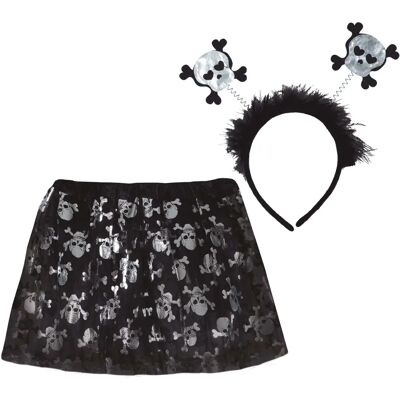 Guirca Skalle Kit - Barnkostym med Tutu och Hårband Guirca Skalle Kit - Barnkostym med Tutu och Hårband