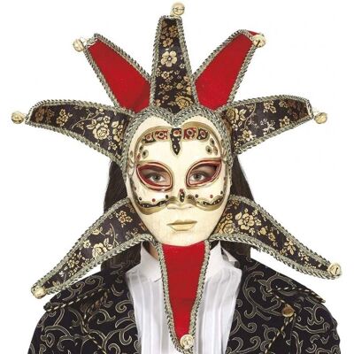 Guirca Modell 20511 Venezianische Maske Rot für Damen - Maske Guirca Modell 20511 Venezianische Maske Rot für Damen - Maske