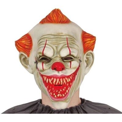 Guirca - Maschera da clown assassino - Pomarańczowy - Latex - Maska Guirca - Maschera da clown assassino - Pomarańczowy - Latex - Maska