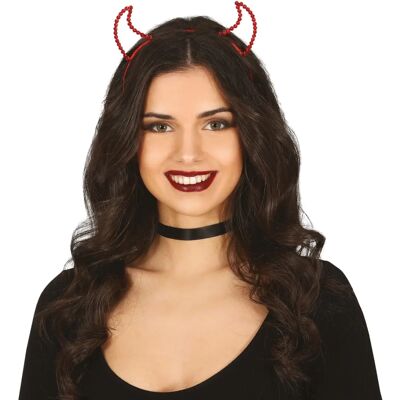 Cerchietto di demone rosso Guirca - Headband Cerchietto di demone rosso Guirca - Headband