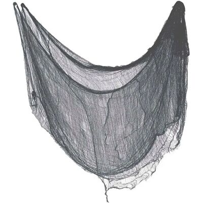 Guirca Fekete Dekoratív Szövet 76x228cm Guirca Fekete Dekoratív Szövet 76x228cm