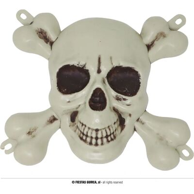 Guirca Modèle Crâne Pirate 25x30cm - Crâne Décoratif Guirca Modèle Crâne Pirate 25x30cm - Crâne Décoratif