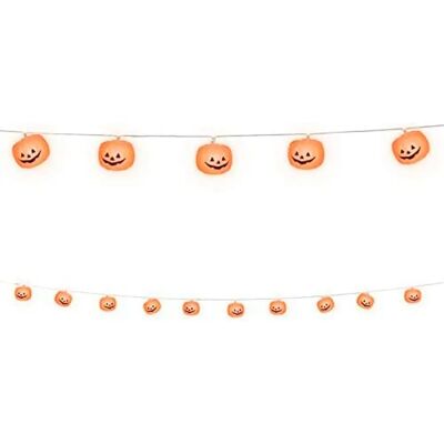 Decorazioni di Halloween DISFRAZZES - Ghirlanda di 12 zucche - 180cm Decorazioni di Halloween DISFRAZZES - Ghirlanda di 12 zucche - 180cm
