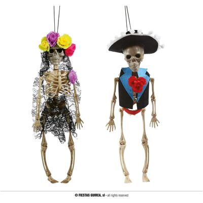 Décoration suspendue de squelette mexicain - Halloween - 40cm - Publicité Décoration suspendue de squelette mexicain - Halloween - 40cm - Publicité