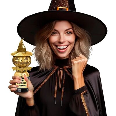 Guirca Modèle - Trophée de costume d'Halloween à la citrouille - Costumes - Publicité Guirca Modèle - Trophée de costume d'Halloween à la citrouille - Costumes - Publicité