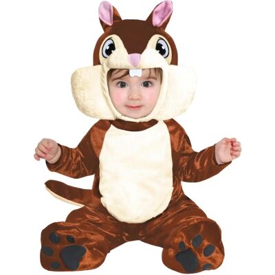 Guirca Brown Baby Squirrel Costume - Unisex 12-18 Months Guirca Brown Baby Squirrel Costume - Unisex 12-18 Months