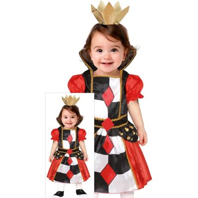 Disfraz de Reina de Corazones de Guirca - Niña y bebé Disfraz de Reina de Corazones de Guirca - Niña y bebé